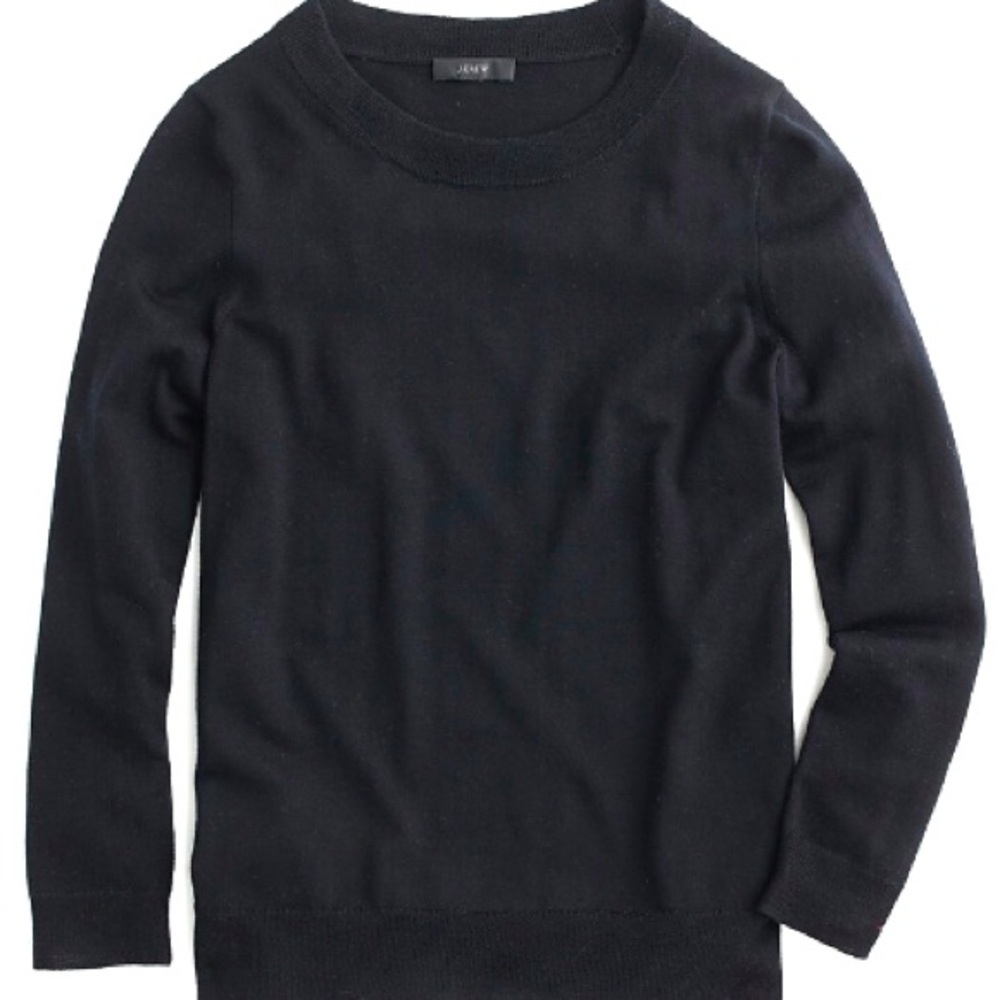 J. Crew Merino Wool Tippi Sweater XS Black